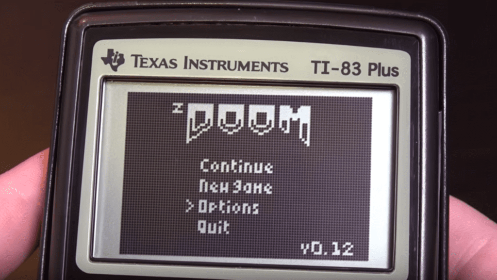 The classic Doom game on a graphing calculator. An equivalent meme to describe putting your own software onto a server for free website hosting.